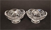 Pair of Waterford Crystal Footed Bowls