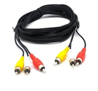 New- Padarsey RCA 10FT 3m Audio/Video Composite