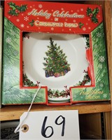 Christopher Radko Christmas Dishes, NIB