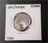 Off Center Error Nickel