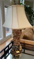 SOAPSTONE HAND CARVED LAMP
