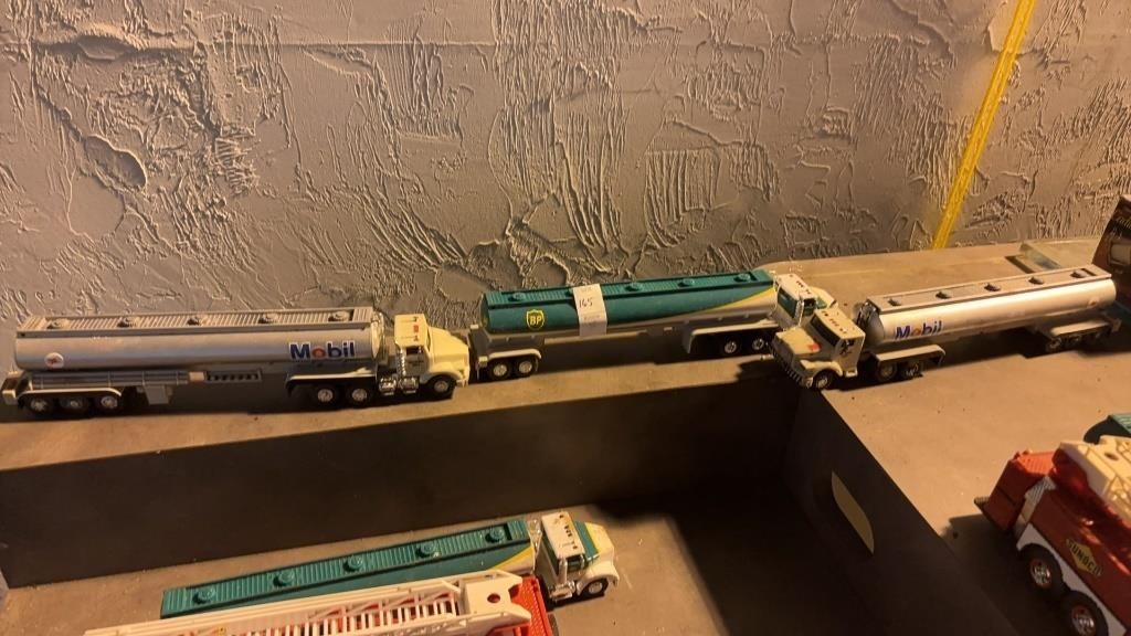 Lot of 3 Hess Gas/Oil Tanker Trucks Missing Parts