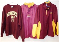 3-Pcs Minnesota Gophers Clothing - All Size 2XL