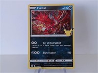 Pokemon Card Rare Yveltal Holo Stamped