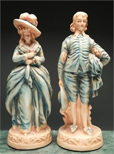 1940's New Art Wares Chalkware "Courting Couple"