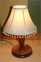 Turned Wood Lamp