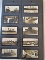 Set of 25 Cigarette Cards Titanic