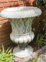 31" tall urn, 23" wide, Concrete, matches lot