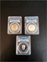 3 Mixed Graded Coins