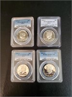 4 Mixed Graded Coins