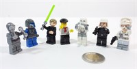 7 figurines Lego Star Wars