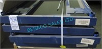 LOT, 2X 30"X60" STEEL BLUE PLATFORM DECK