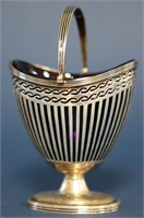 English Sterling Silver Basket