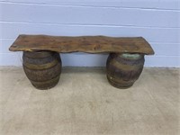 (2) Antique Wooden Kegs