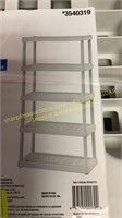 Project Source 5-tier Shelving Unit, 36x18x72 in.