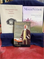 George Washington/Westmoreland book lot