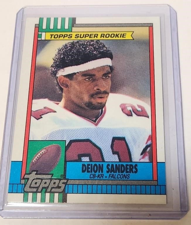 S1 - DEON SANDERS COLLECTIBLE CARD (EH34)