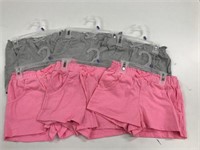 6 New Pairs of Girls Shorts - S, M & L
