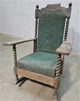 Rope twist rocker barn find  $ donated to candor