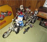 Various Harley Davidson Ornaments