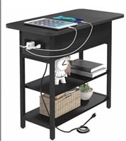 Yoobure End Table with Charging Station