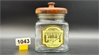 Vintage Boswell's Olde Fashion Candy jar