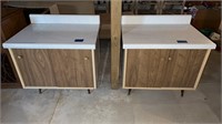 Midcentry cabinets - 
30” W x 23”D  x 30”h