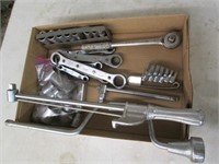 Flat of sockets & wrenches
