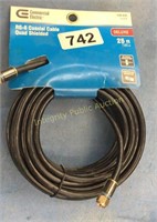 CE RG-6 Coaxial Cable Quad Shielded 25'