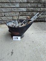 Ash Bucket with Misc Items