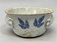 Handled Artisan Pottery Bowl