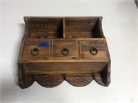 NEW Wooden Key Rack and mail organizer