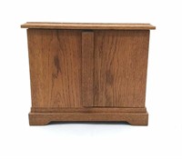 Fitted Oak Three Drawer Box