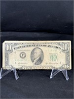 1950 A  Ten Dollar Bill Circulated Condition