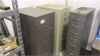2 - Four Drawer Filing Cabinets,