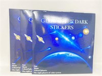 New (3 Sets) Glow In The Dark Planets Stickers