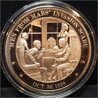 Franklin Mint 45mm Bronze US History Medal 1938