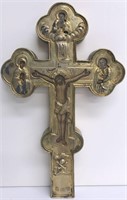 18th century Russian Icon Crucifix.