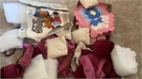 QUILT PUFFS, PATCHES AND NEEDLE POINT