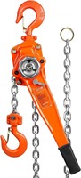 USED $114 Manual Lever Chain Hoist, 1-1/2 Ton