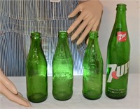 vintage 7UP bottles