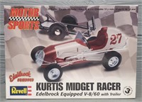 Kurt's Midget Racer V-8/60 w/ Trailer Model Kit