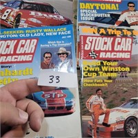 assorted nascar mags