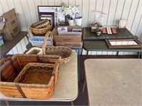 Baskets, frames and other misc household
