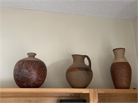 Three Piece Pottery set
