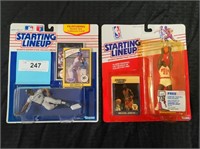 2 NIB STARTING LINEUP ACTION FIGURES