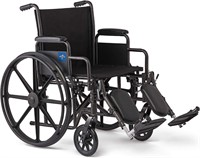 18"Wx16"D Medline Folding Wheelchair