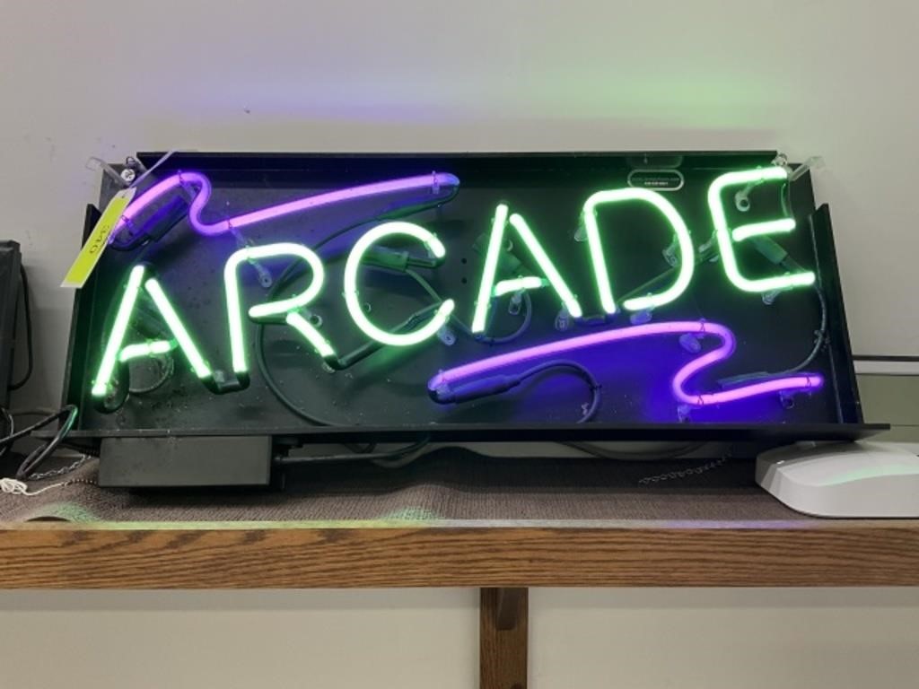 Neon Arcade Sign