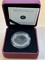 2008 Cdn $4 Triertops Coin ,Silver .9999
