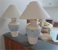 Matching table lamps